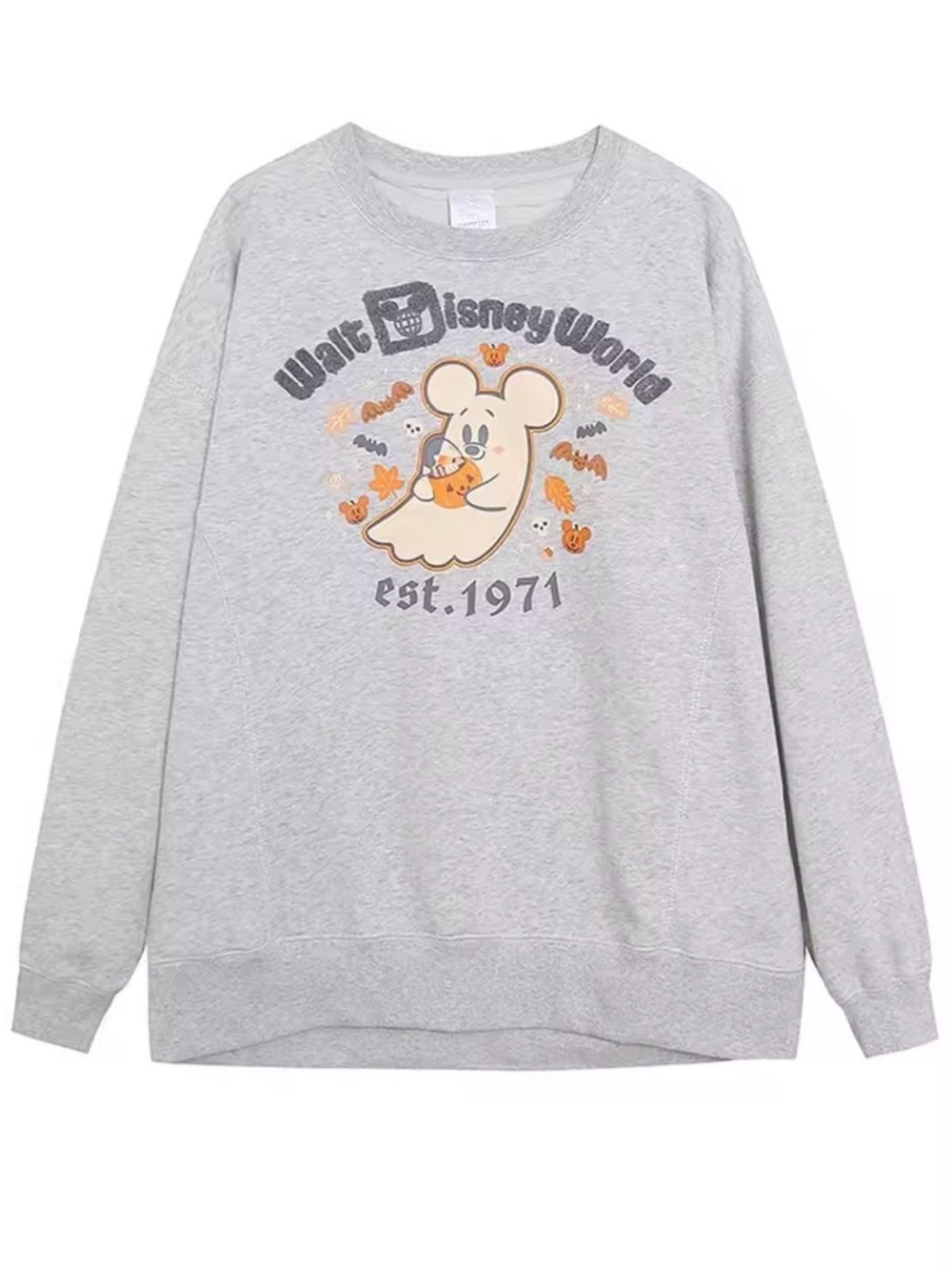 Disney Parks Disney World Mickey Cutie Ghost Sweatshirt Halloween Medium NEW!